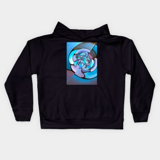 Space Distortion Black Hole Kids Hoodie